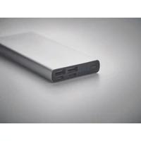 Kép 4/5 - POWERFLAT 10C 10000 mAh powerbank, matt ezüst