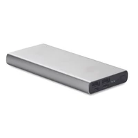Kép 1/5 - POWERFLAT 10C 10000 mAh powerbank, matt ezüst