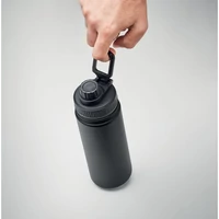 Kép 2/3 - MILI Duplafalú palack 500 ml, fekete