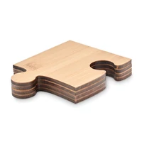 Kép 3/4 - LEPY 4 részes puzzle alátét készlet, fa