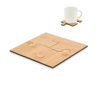 Kép 1/4 - LEPY 4 részes puzzle alátét készlet, fa