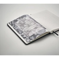 Kép 3/3 - STEIN A5 vonalas újrah.karton notesz, fekete