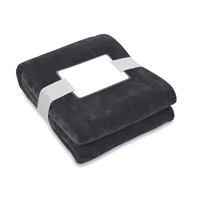 Kép 1/4 - Logan RPET polár takaró 280 g, fekete