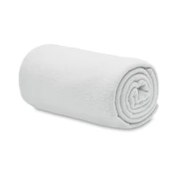 Kép 3/3 - BOGDA Vékony RPET polár takaró 130 g, fehér