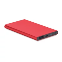 Kép 1/4 - Powerflat c 4000 mAh powerbank, C csatl., piros