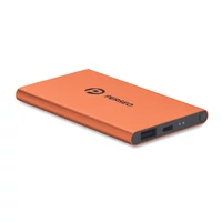 Kép 4/5 - POWERFLAT C 4000 mAh powerbank, C csatl., narancssárga