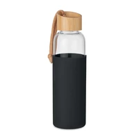 Kép 1/2 - CHAI Üveg palack szilikon tok,500ml, fekete