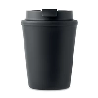 Kép 3/5 - Újrahasznosított PP pohár 300 ml, fekete