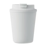 Kép 3/5 - Újrahasznosított PP pohár 300 ml, fehér