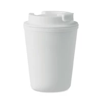 Kép 1/5 - Újrahasznosított PP pohár 300 ml, fehér