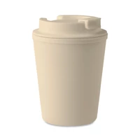 Kép 1/6 - Tridus Újrahaszn. PP pohár 300 ml, bézs