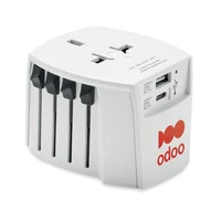 Kép 3/4 - MUV USB A/C Skross MUV USB A/C adapter, fehér
