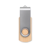 Kép 2/6 - TECHMATE BAMBOO Techmate bambusz USB 16GB, fa