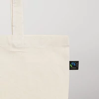 Kép 2/4 - OSOLE Pamut bevásárlótáska Fairtrade, bézs