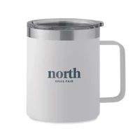 Kép 4/5 - INARI Duplafalú bögre 300 ml, fehér
