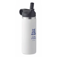 Kép 5/6 - IVALO Duplafalú palack 500 ml, fehér
