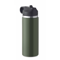 Kép 2/5 - IVALO Duplafalú palack 500 ml, sötétzöld