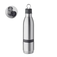 Kép 1/5 - Atera 2 az 1-ben termoszpalack 500ml, matt ezüst