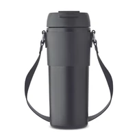 Kép 2/8 - Aira Duplafalú pohár, 700 ml, fekete