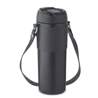 Kép 3/8 - Aira Duplafalú pohár, 700 ml, fekete