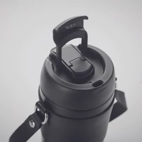 Kép 4/8 - Aira Duplafalú pohár, 700 ml, fekete