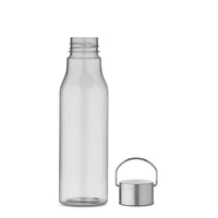 Kép 2/5 - Vernal RPET palack, acél fedél 600 ml, áttetsző