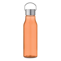 Kép 3/4 - VERNAL RPET palack, acél fedél 600 ml, áttetsző narancssárga