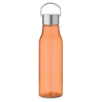 Kép 1/4 - VERNAL RPET palack, acél fedél 600 ml, áttetsző narancssárga