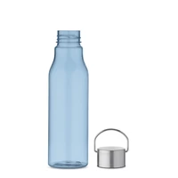 Kép 2/4 - VERNAL RPET palack, acél fedél 600 ml, áttetsző világoskék