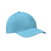 Kép 1/4 - Basie 6 paneles baseball sapka, babakék
