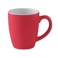 Kép 2/2 - Colour trent Színes kerámia bögre, 290 ml, piros