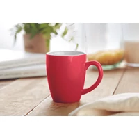 Kép 1/2 - Colour trent Színes kerámia bögre, 290 ml, piros