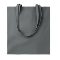 Kép 1/2 - COTTONEL COLOUR + Pamut bevásárlótáska, 140 g., sötétszürke