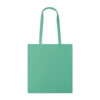 Kép 2/3 - COTTONEL COLOUR + Pamut bevásárlótáska, 140 g, mentazöld