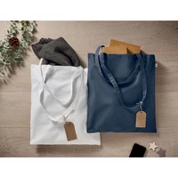 Kép 3/4 - COTTONEL COLOUR + Pamut bevásárlótáska, 140 g., tengerészkék