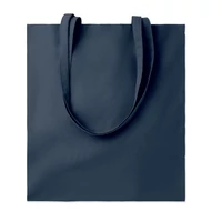 Kép 4/4 - COTTONEL COLOUR + Pamut bevásárlótáska, 140 g., tengerészkék