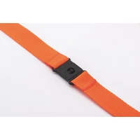 Kép 2/2 - PANY Nyakpánt karabinerrel, 20 mm, narancssárga