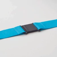 Kép 2/3 - WIDE LANY Nyakpánt fém kapoccsal 25 mm, türkiz