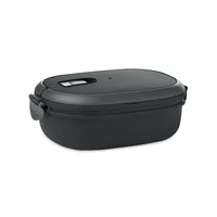 Kép 1/4 - LUX LUNCH PP doboz légmentes fedéllel, fekete