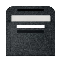 Kép 3/5 - POUCHLO Filc laptop táska, kőszürke