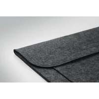 Kép 5/5 - POUCHLO Filc laptop táska, kőszürke