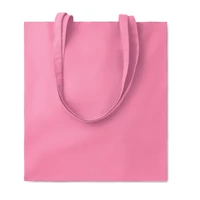 Kép 1/3 - COTTONEL COLOUR++ Pamut bevásárlótáska, 180 g, babarózsaszín