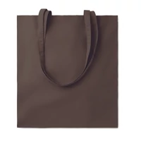 Kép 1/3 - Cottonel colour ++ Pamut bevásárlótáska, 180 g, csokoládé