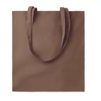 Kép 1/4 - COTTONEL COLOUR++ Pamut bevásárlótáska, 180 g, földszín