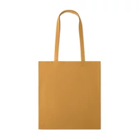 Kép 2/3 - COTTONEL COLOUR++ Pamut bevásárlótáska, 180 g, ochre