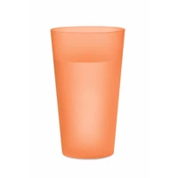 Kép 2/3 - FESTA LARGE Többsz haszn rend.pohár 500ml, áttetsző narancssárga