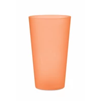 Kép 1/3 - FESTA LARGE Többsz haszn rend.pohár 500ml, áttetsző narancssárga
