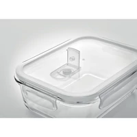 Kép 2/6 - PRAGA LUNCHBOX Üveg uzsonnás doboz, 900 ml, áttetsző