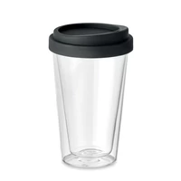 Kép 6/7 - BIELO TUMBLER Hőálló üveg pohár, 350 ml, fekete
