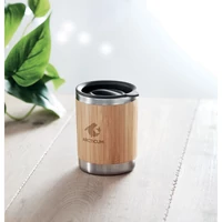 Kép 2/7 - LOKKA Bambusz borítású pohár, 250 ml, fa